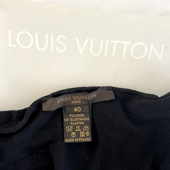 Louis Vuitton Vintage 00’s Black Halter Swimsuit w/Original Storage Bag. - Picture 8 of 12